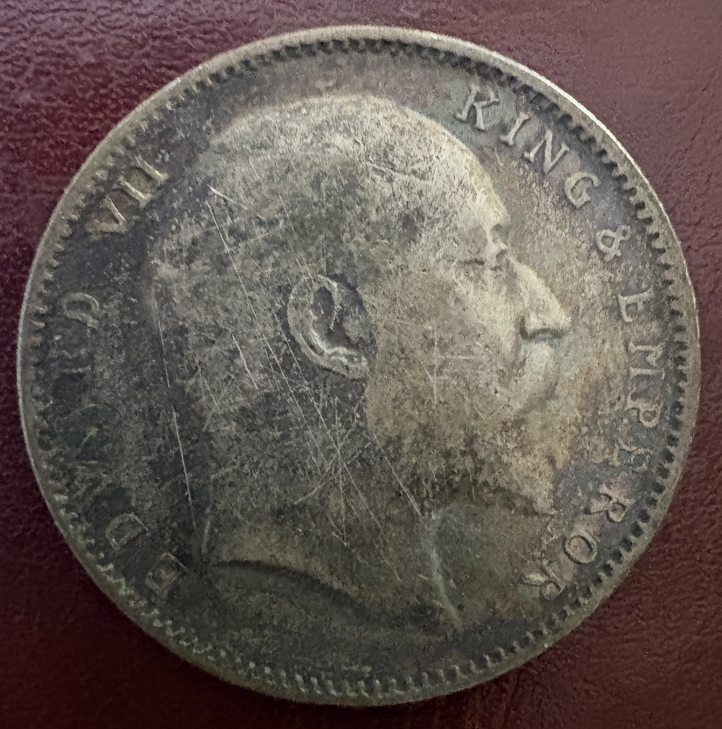 King Edward VII (One Rupees)