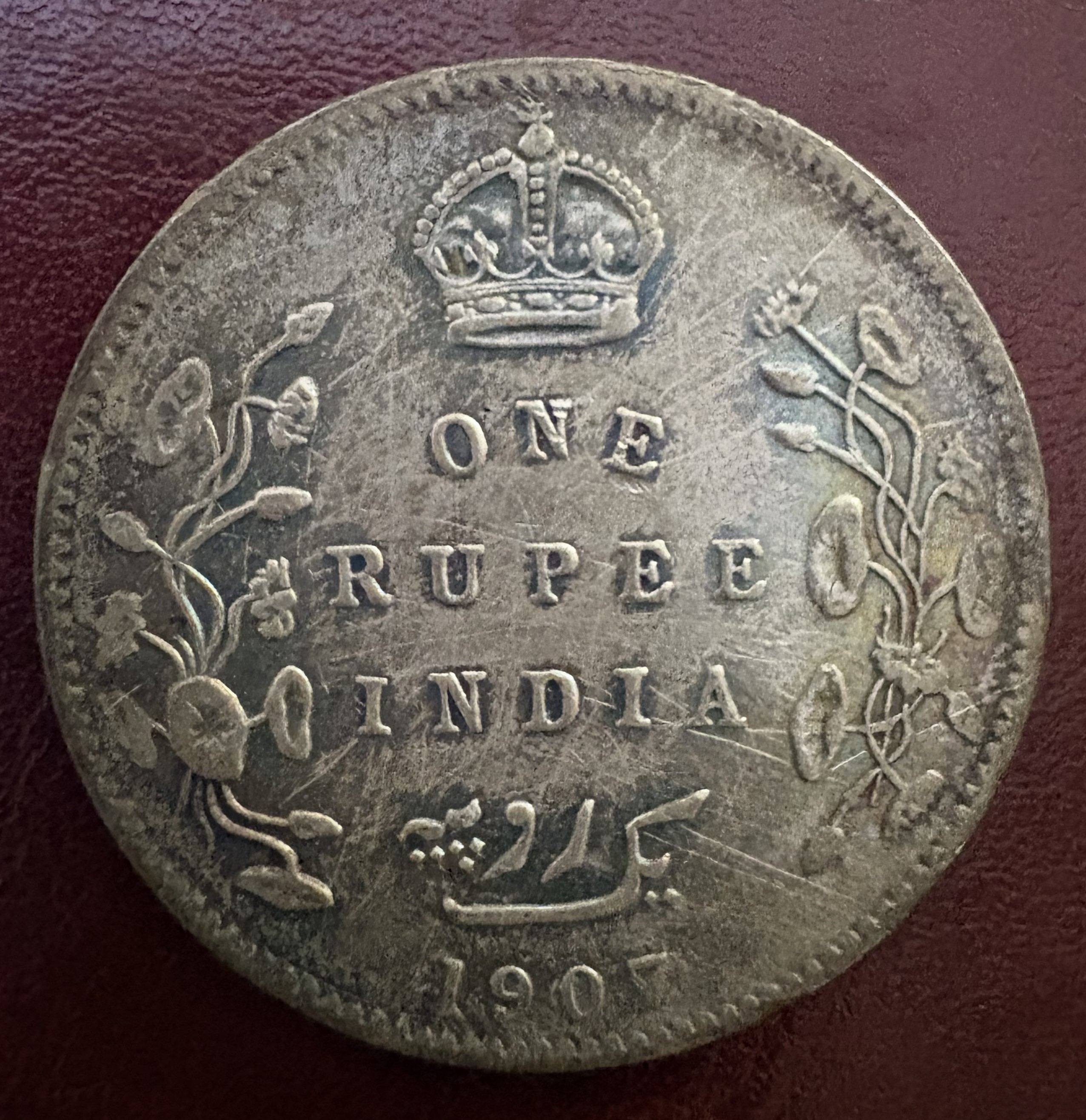 King Edward VII (One Rupees)
