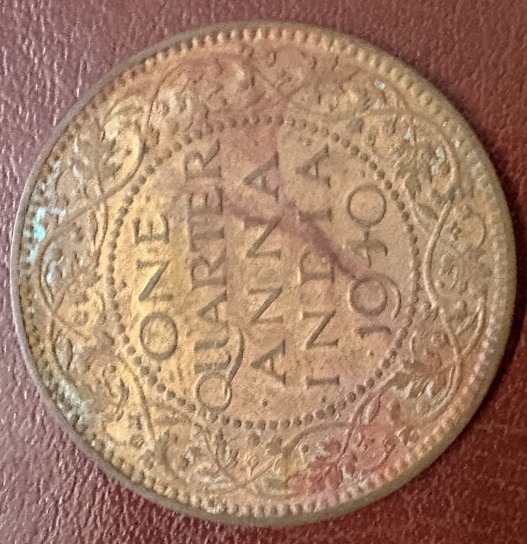 Back of  King George VI